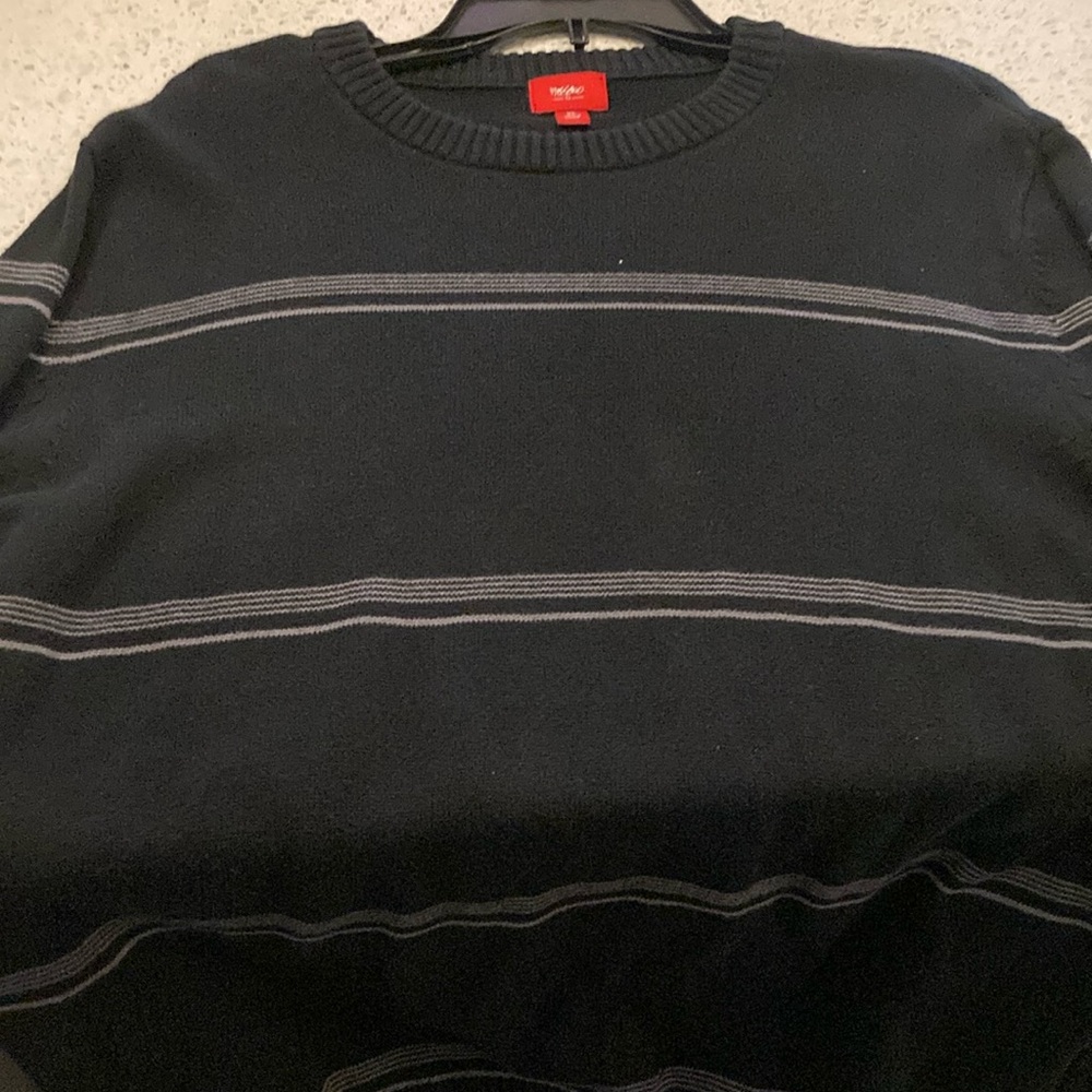 Mossimo Black Striped Sweater
